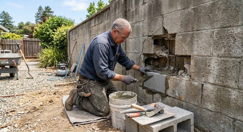 Block Masonry Repair in Snellville, GA