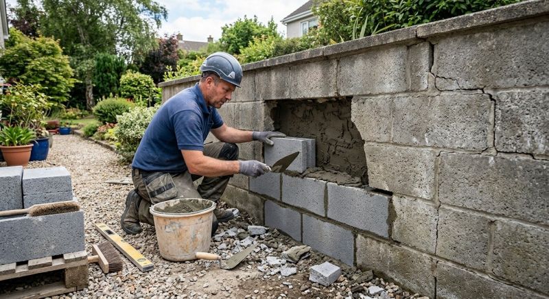Block Wall Repair in Decatur, GA