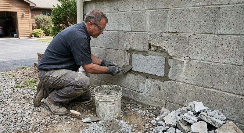Block Wall Repair in Newton County, GA