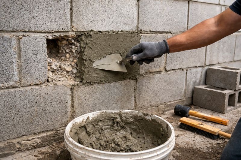 Block Wall Repair in Winder, GA