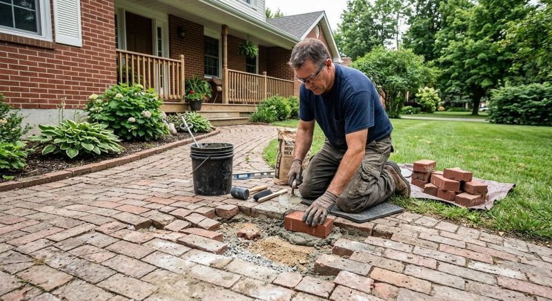 Brick Flatwork Repair in Alpharetta, GA