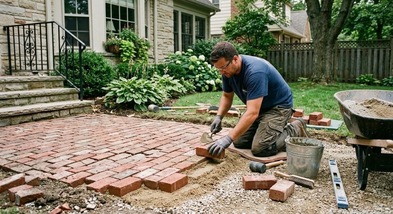 Brick Flatwork Repair in Buford, GA