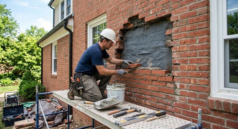 Brick Flatwork Repair in Monroe, GA