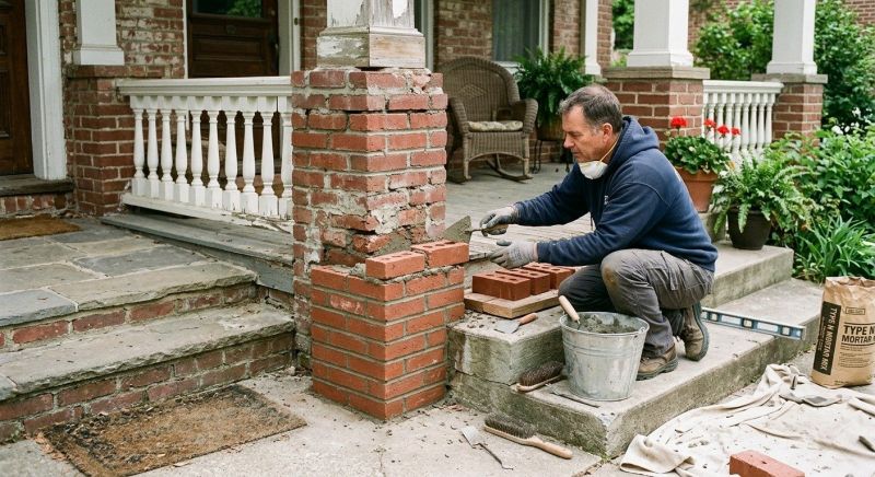 Brick Stairs Repair in Ellenwood, GA