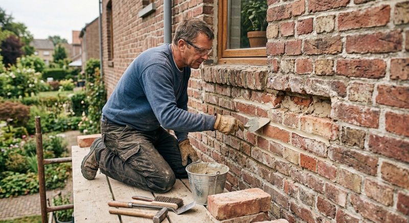 Brick Stairs Repair in Loganville, GA