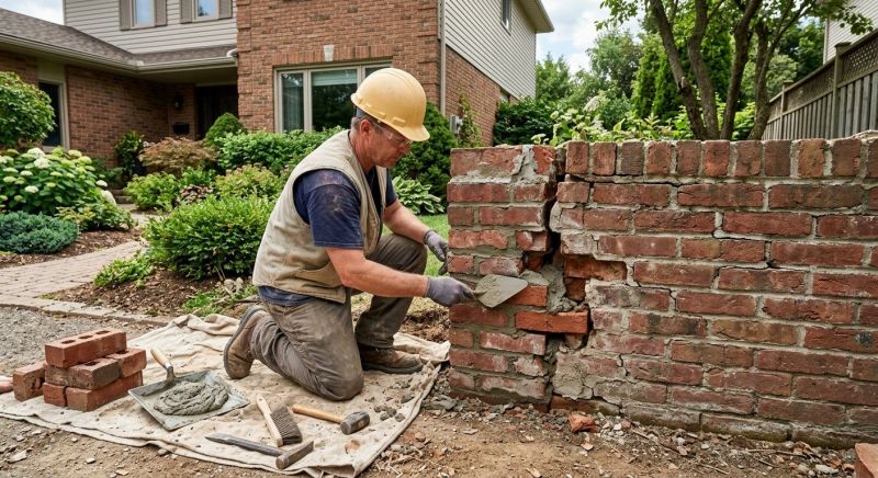 Brick Wall Repair in Lilburn, GA