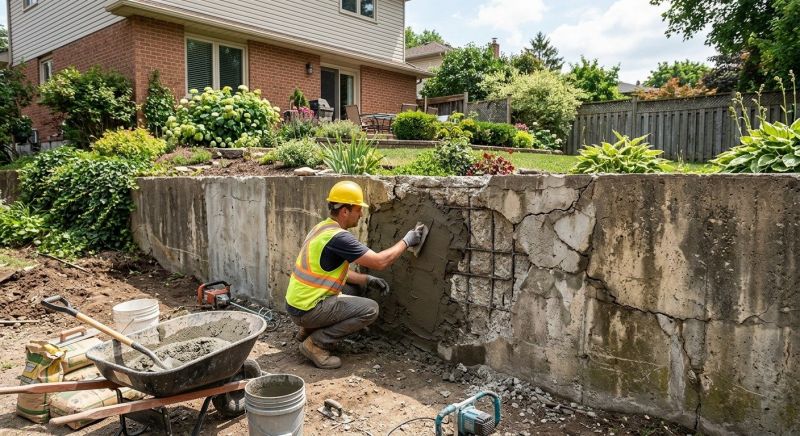 Retaining Wall Repair in Gwinnett County, GA