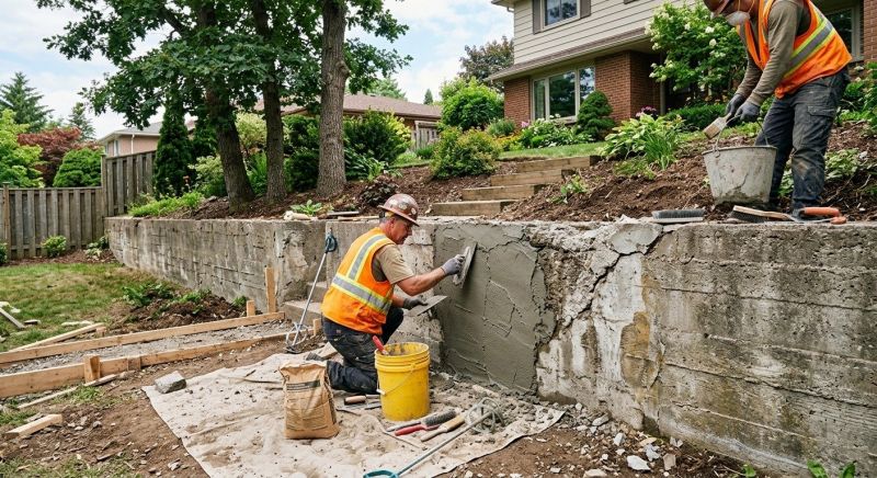 Retaining Wall Repair in Norcross, GA