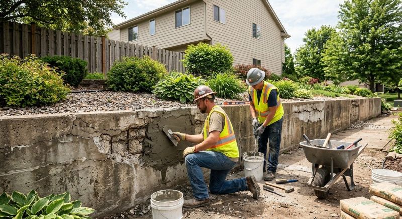 Retaining Wall Repair in Stone Mountain, GA