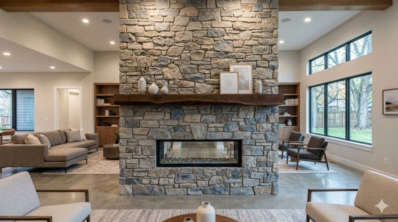 Stone Chimney Installation in Duluth, GA
