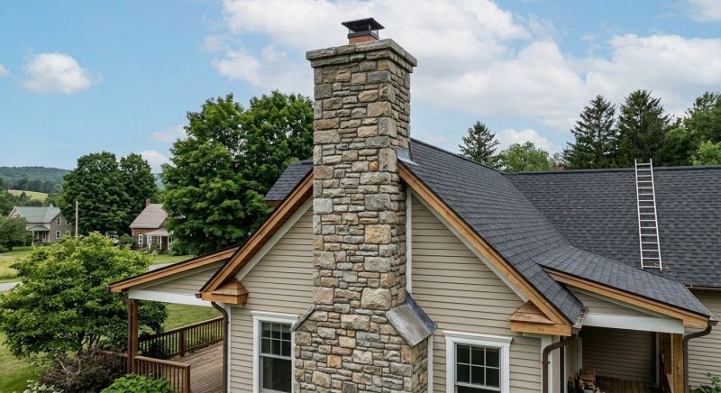 Stone Chimney Installation in Grayson, GA